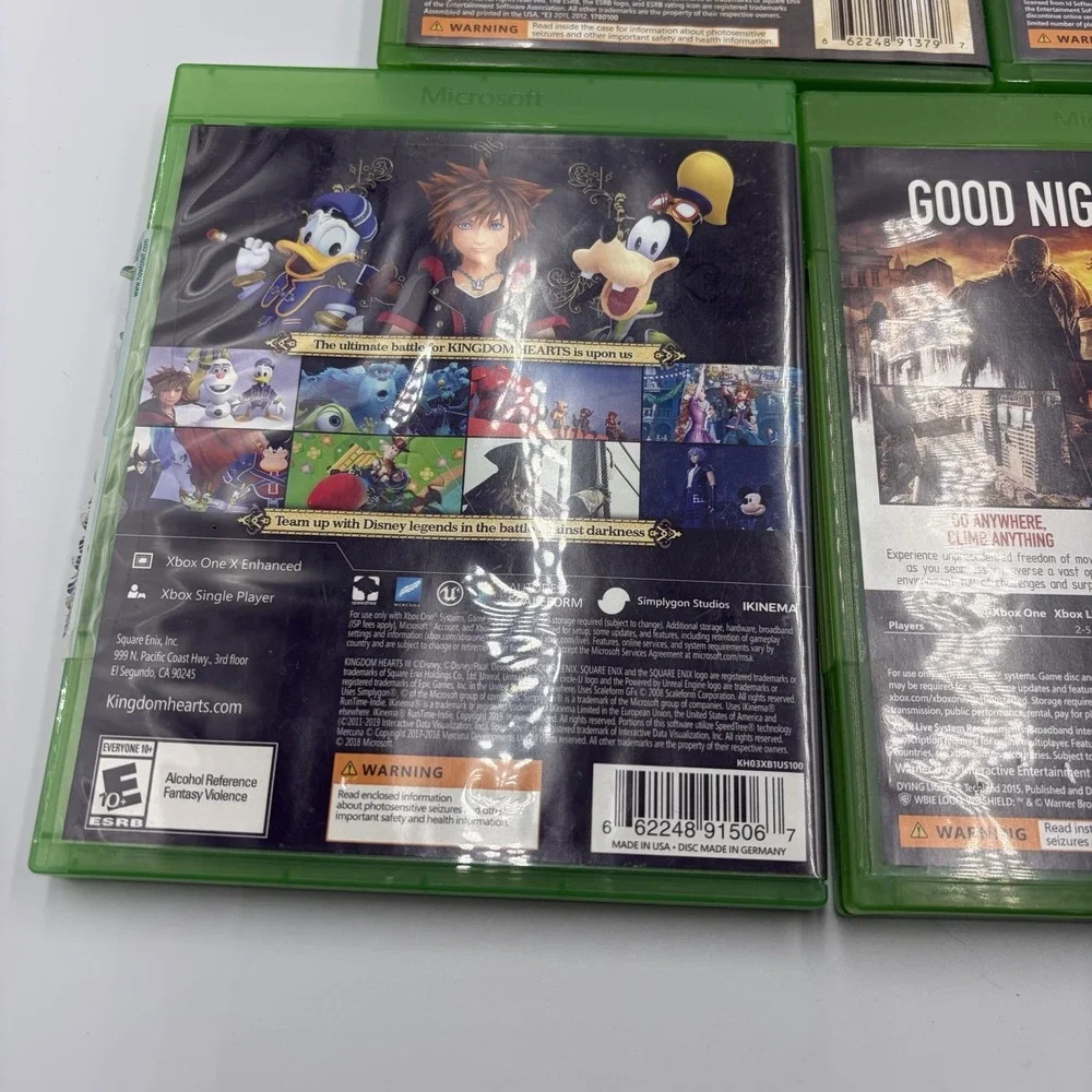 Microsoft Xbox One Video Games‎ Lot of 8 Tested Mature Teen And Everyone Bundle